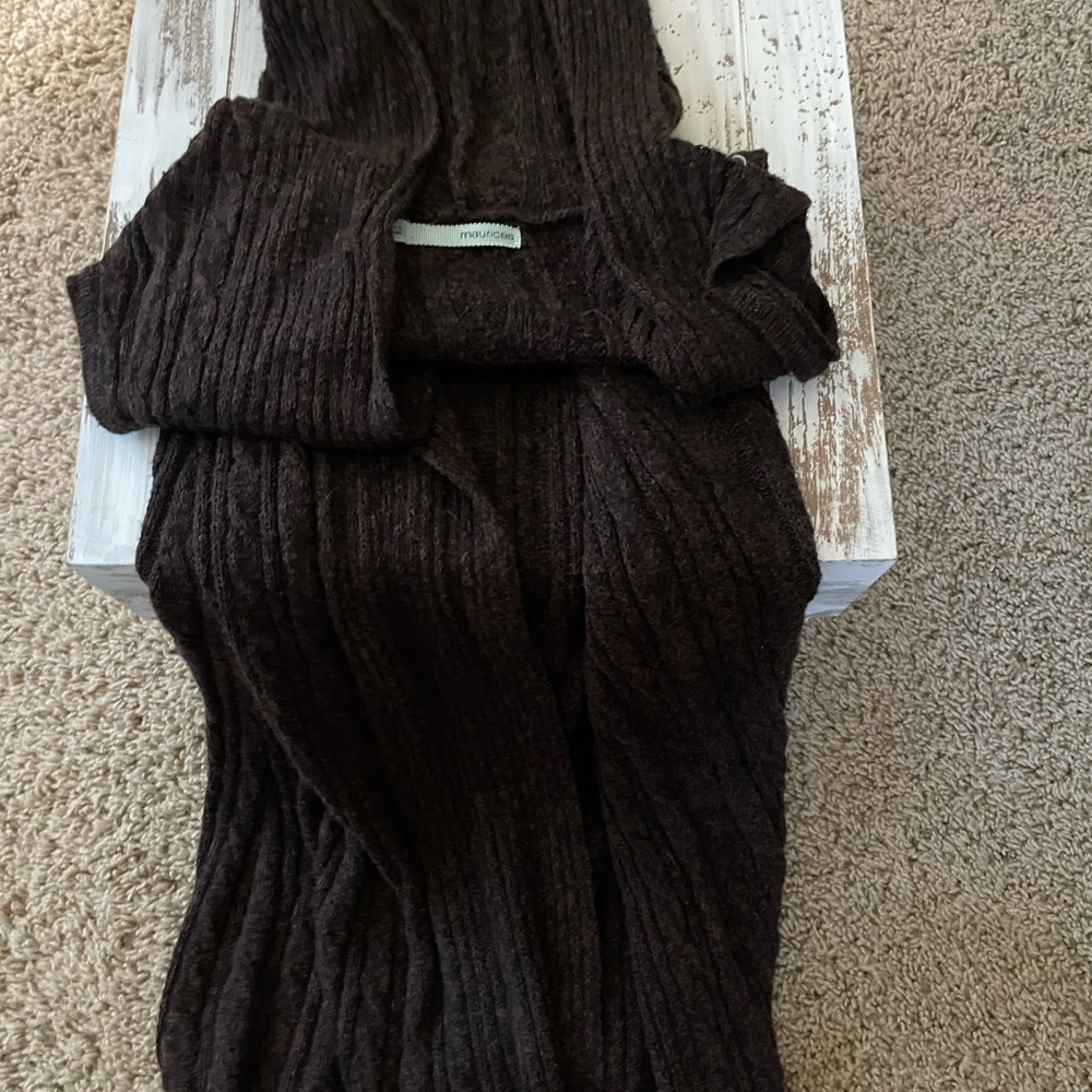 Maurice’s XL Brown Hooded Cardigan